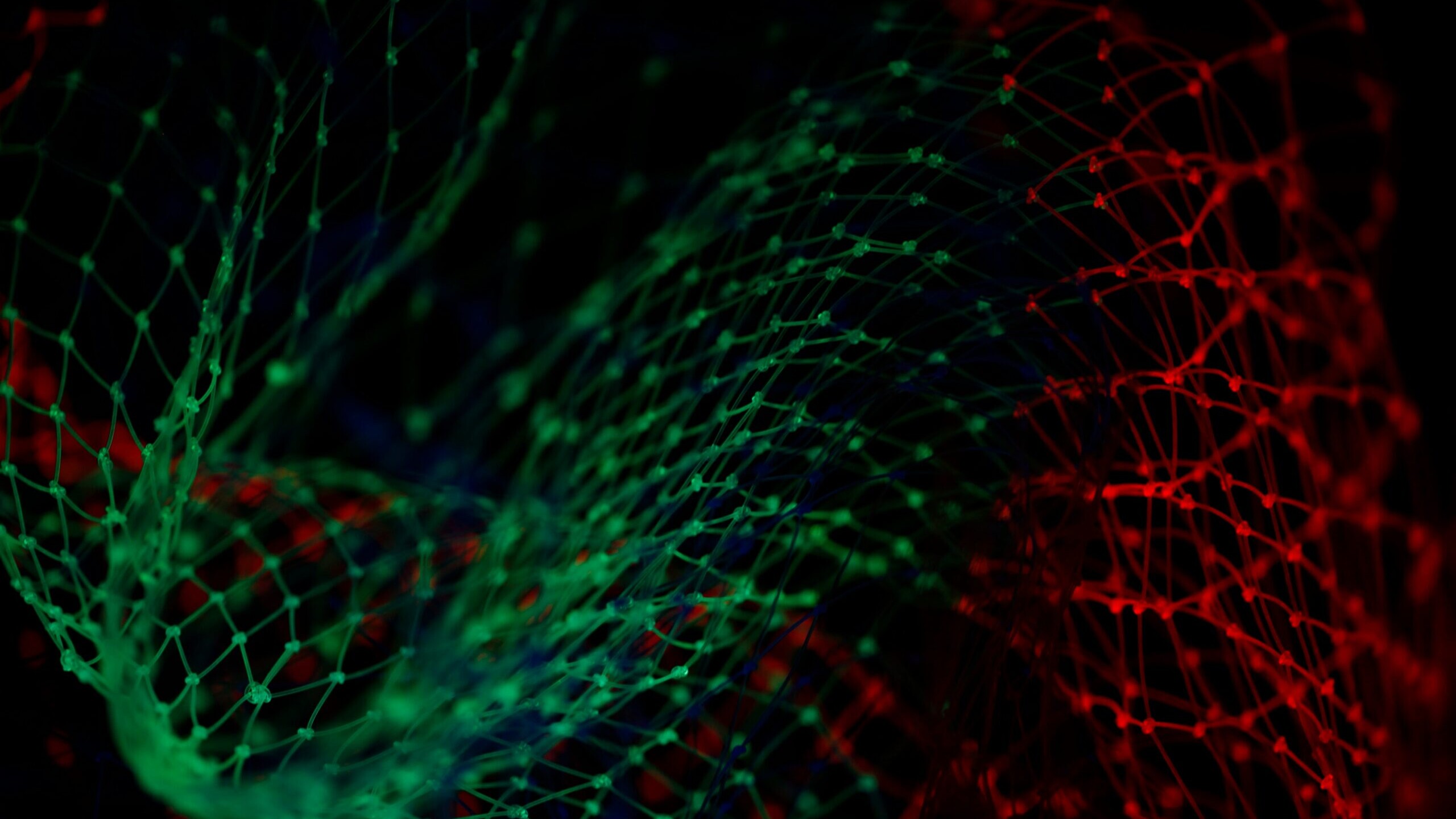 green and red light wallpaper