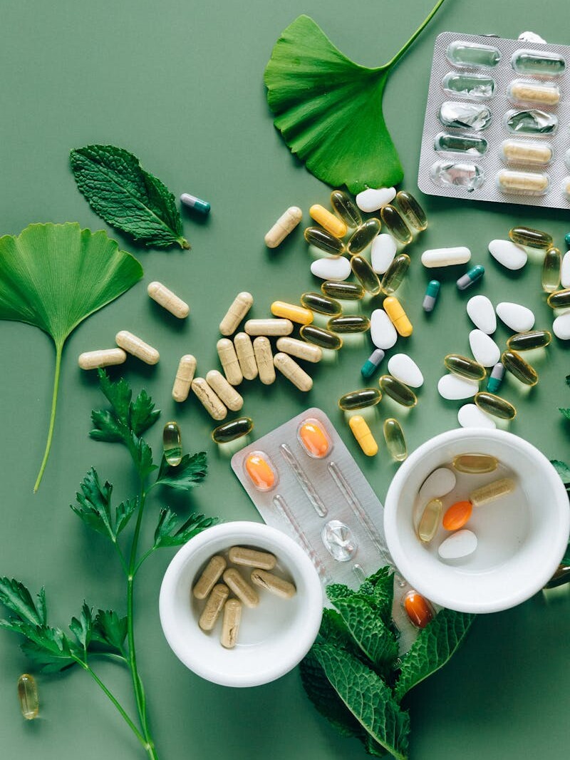 Flat Lay Photo of Alternative Medicines